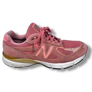 New Balance 990v4 Sneakers Men’s 8 Sunrise Rose Lace Up Shoes M990SR4 READ FLAWS